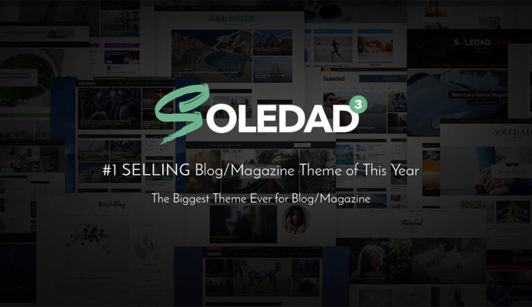 Soledad – Multipurpose, Newspaper, Blog & WooCommerce WordPress Theme